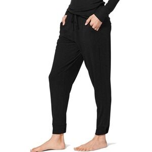 Tommy John Women's Lounge Jogger Pajama Comfy Pants Black Sz Large NWT ($64MSRP)